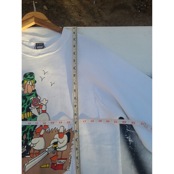 Vintage Mr Hunter Cartoon Crewneck Sweatshirt 80s - Picture 10 of 11